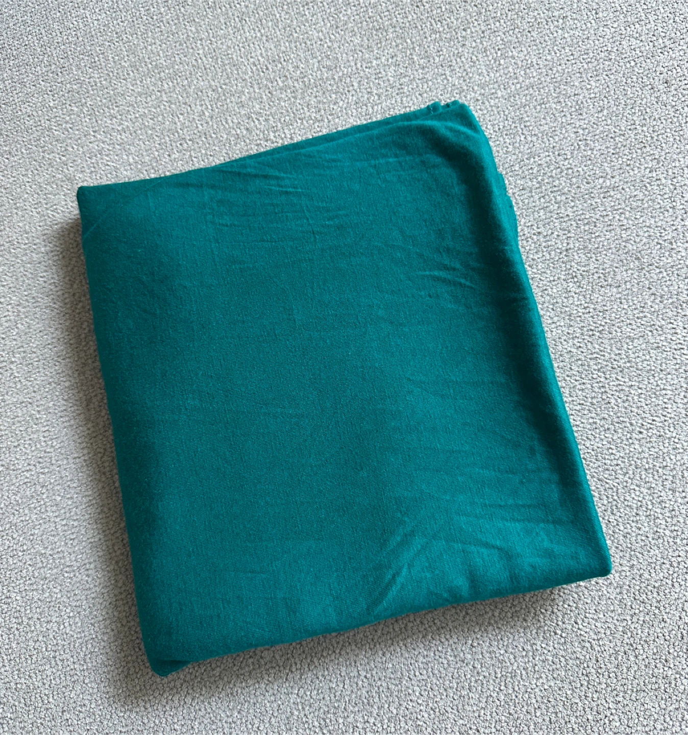Piece of Plain Cotton Knit/ Jersey fabric