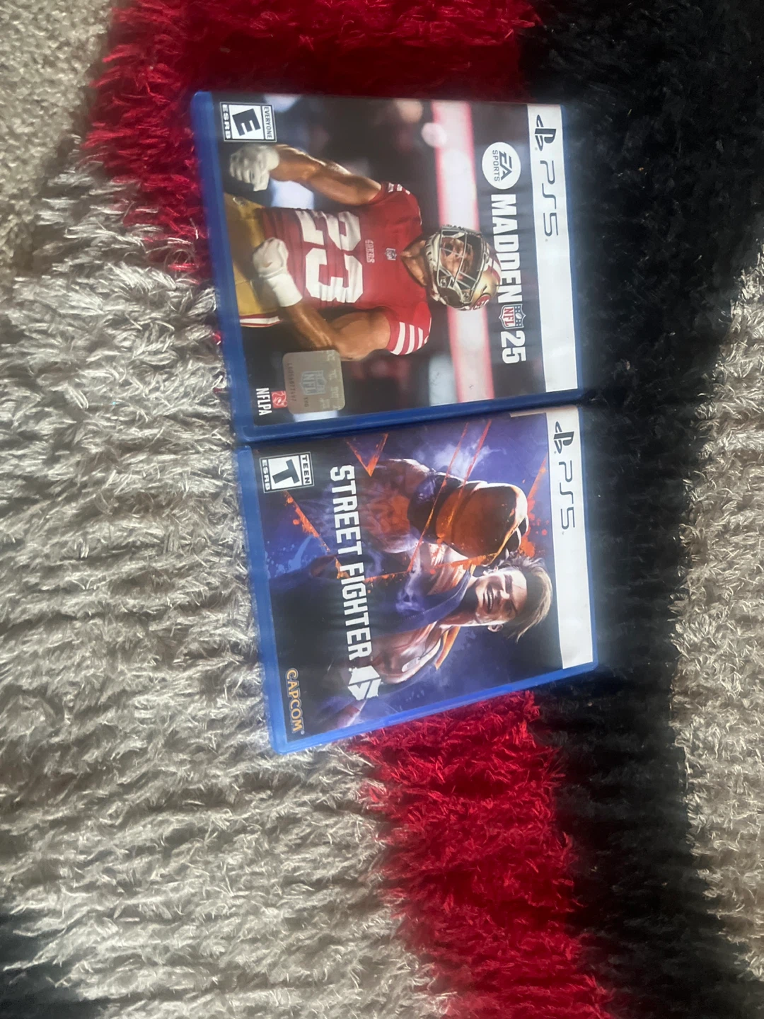 Madden NFL 25 and Street Fighter 6 for PS5