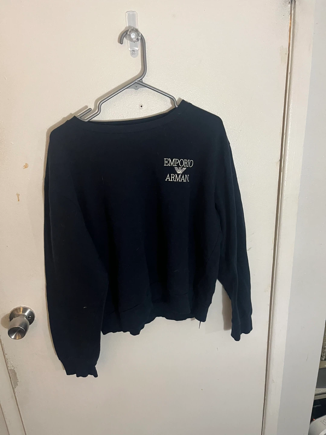 Emporio Armani Navy Crewneck Sweatshirt XL