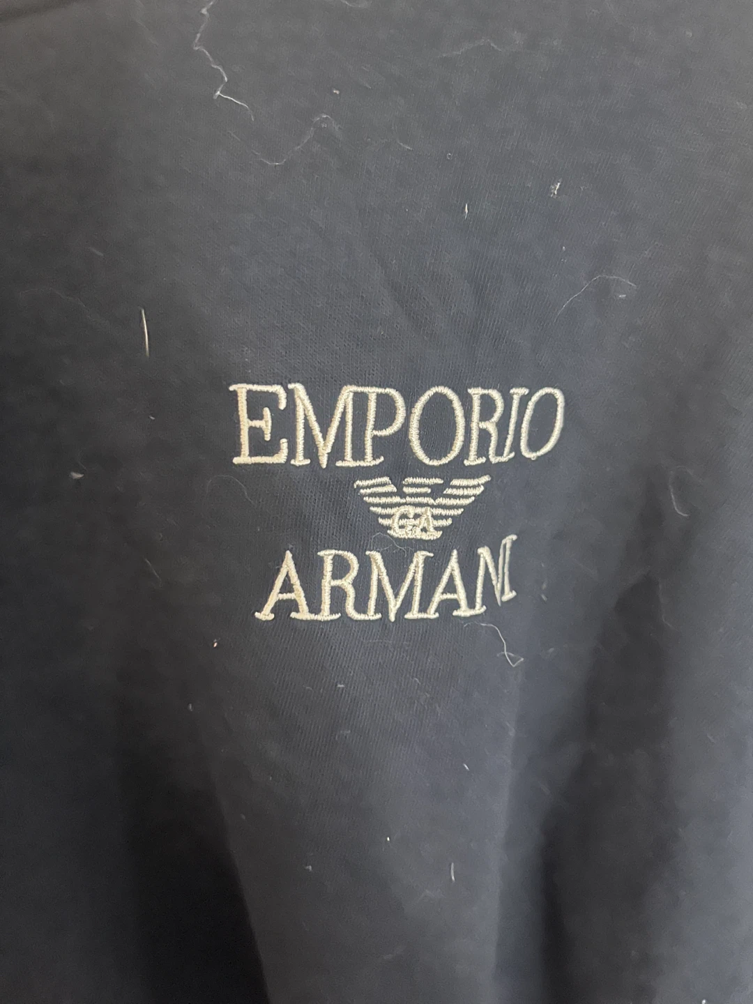 Emporio Armani Navy Crewneck Sweatshirt XL - photo 2