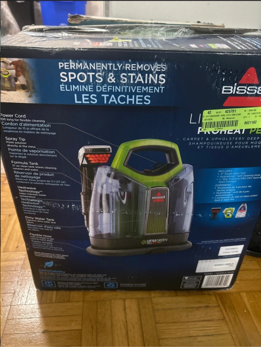 Bissell Little Green Proheat Pet - photo 3