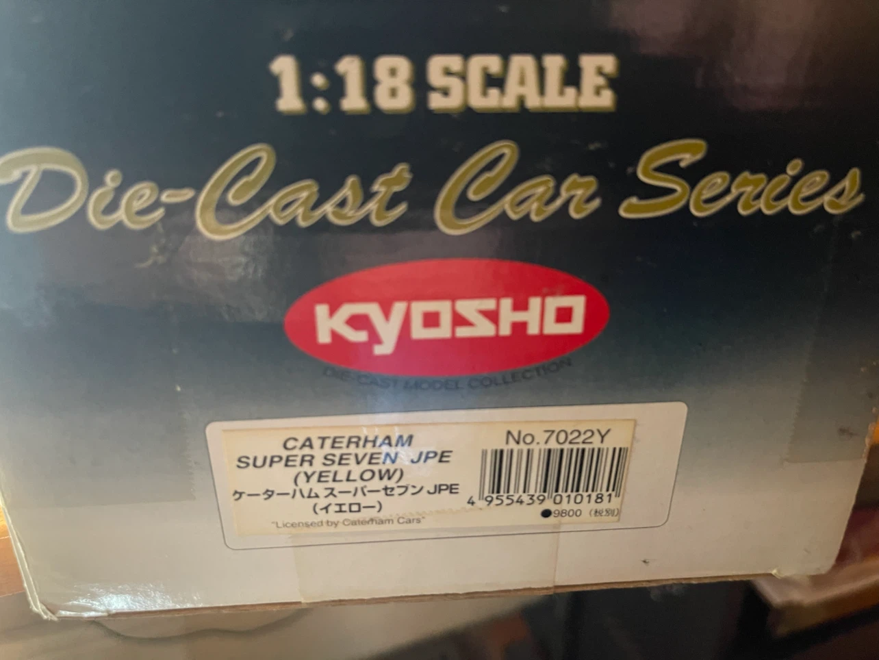Kyosho 1:18 Caterham Super Seven JPE Die-Cast - photo 2