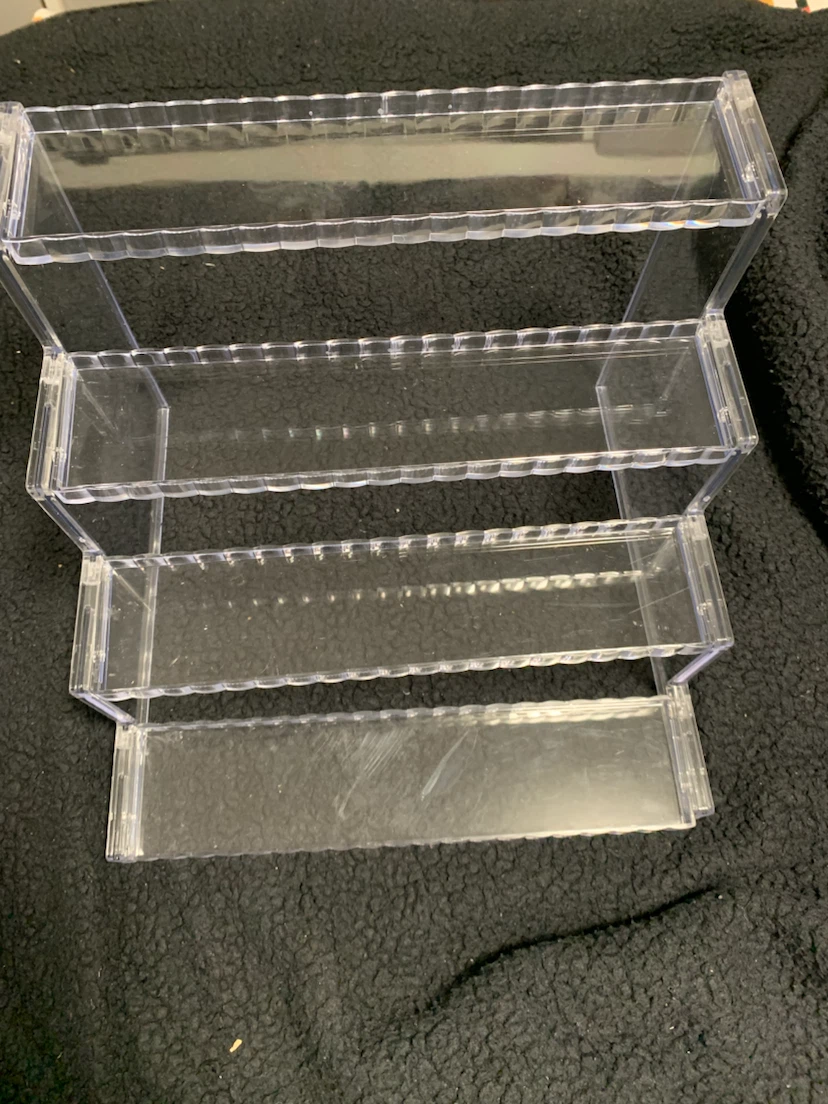 4-Tier Clear Acrylic Display Stand