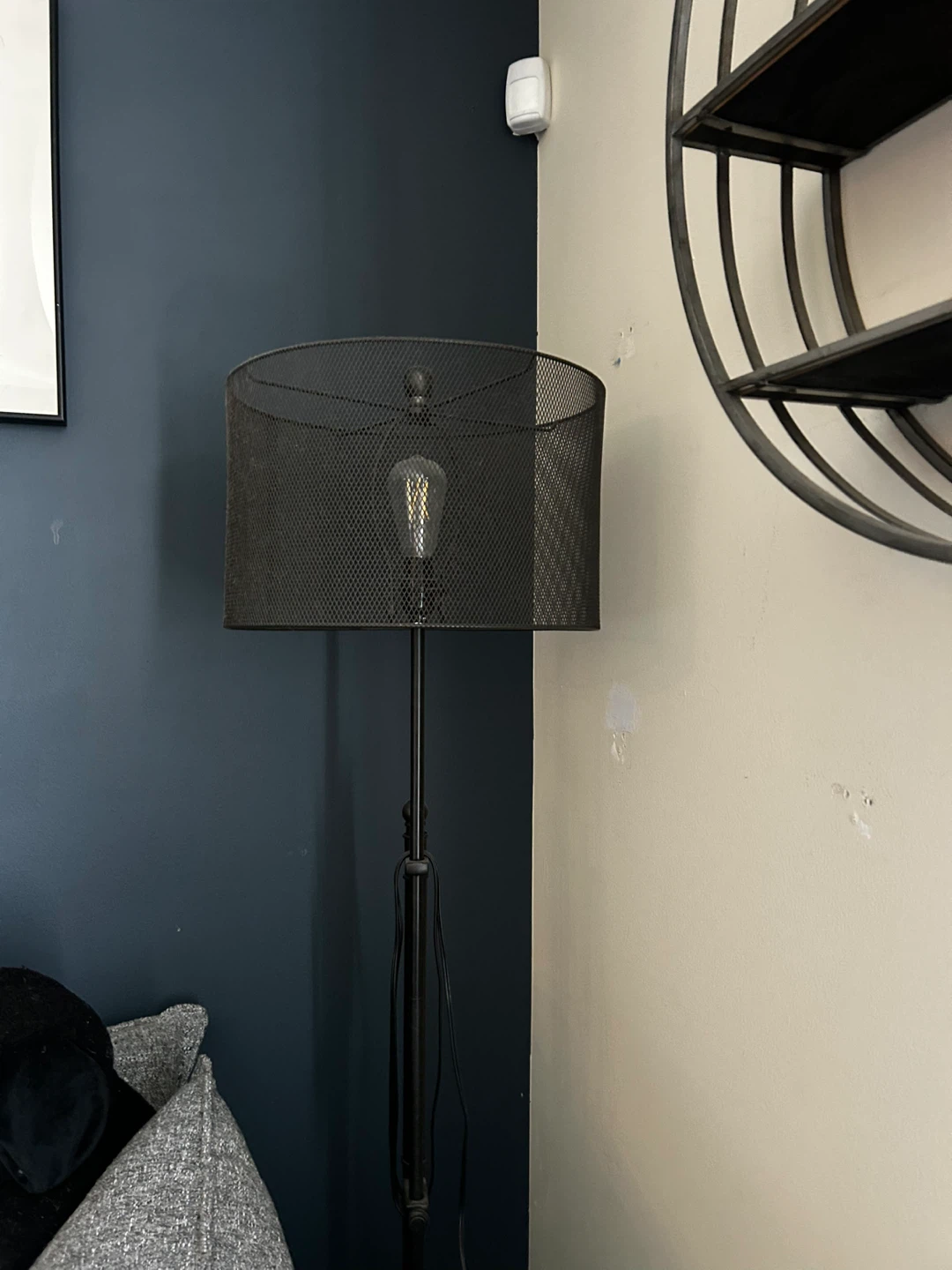 Industrial Mesh Metal Floor Lamp