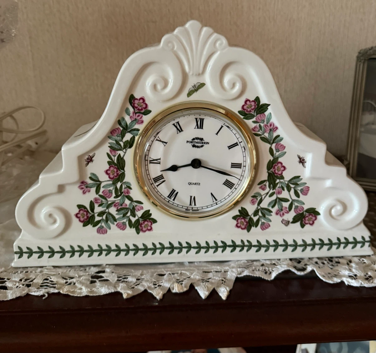 Portmeirion Botanic Garden Mantel Clock