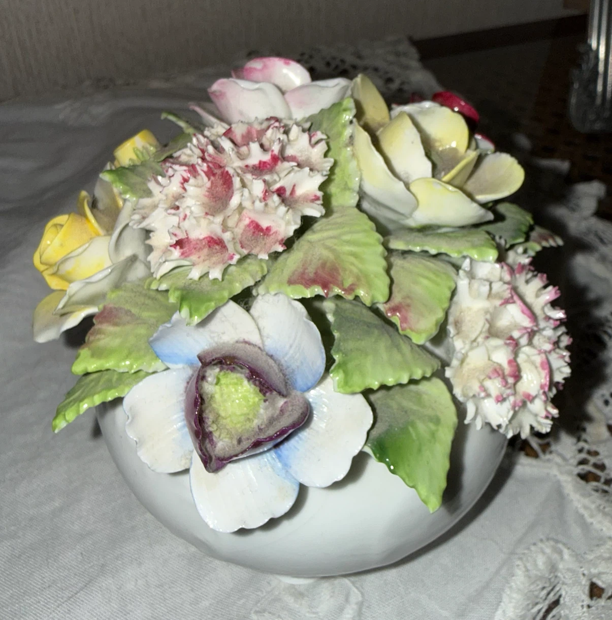 Royal Doulton Bone China Floral Ornament