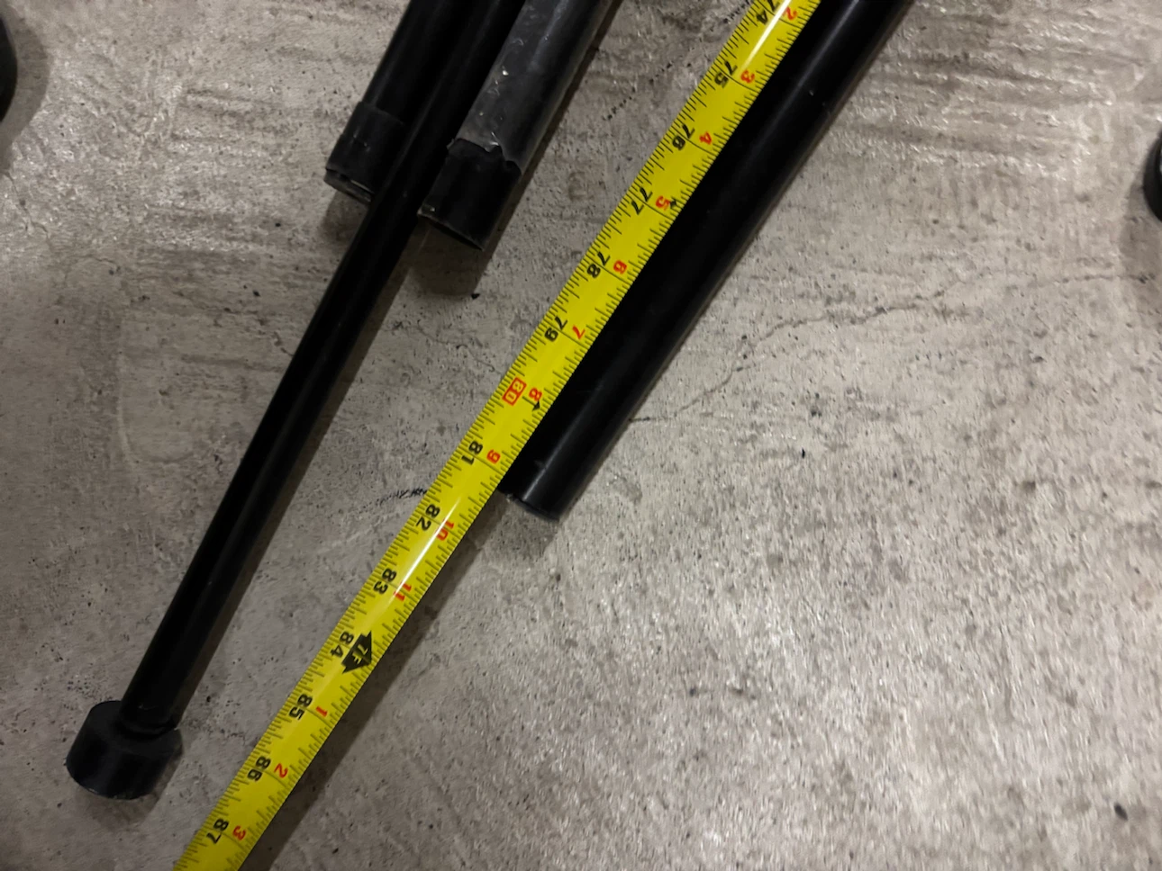 Black Curtain Rods and Assorted Hardware - photo 3