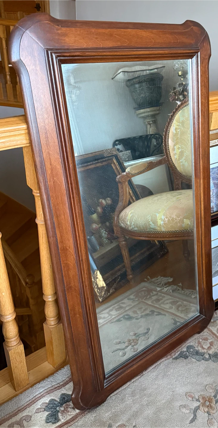 Wooden Wall Mirror