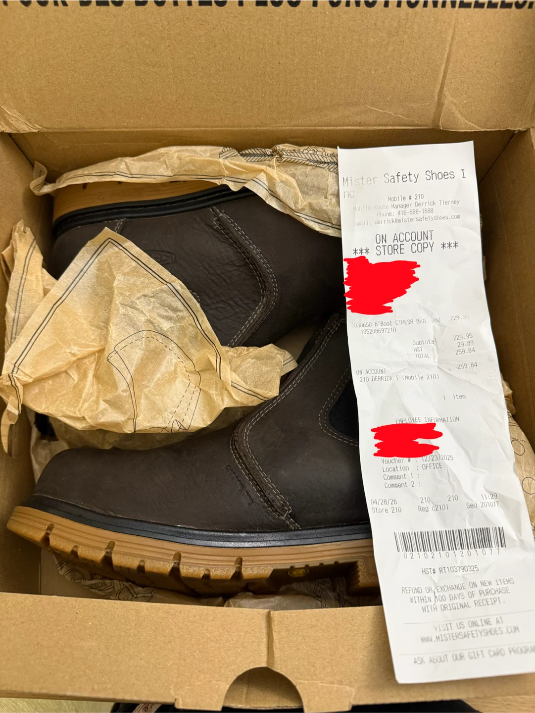 Keen Chelsea Safety Work Boots Brown - photo 2