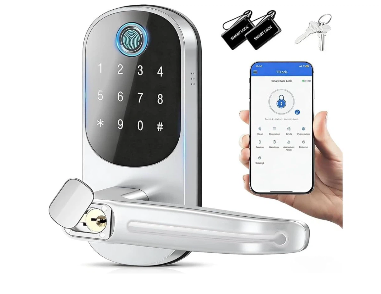 Smart Door Lock with Fingerprint and App Access