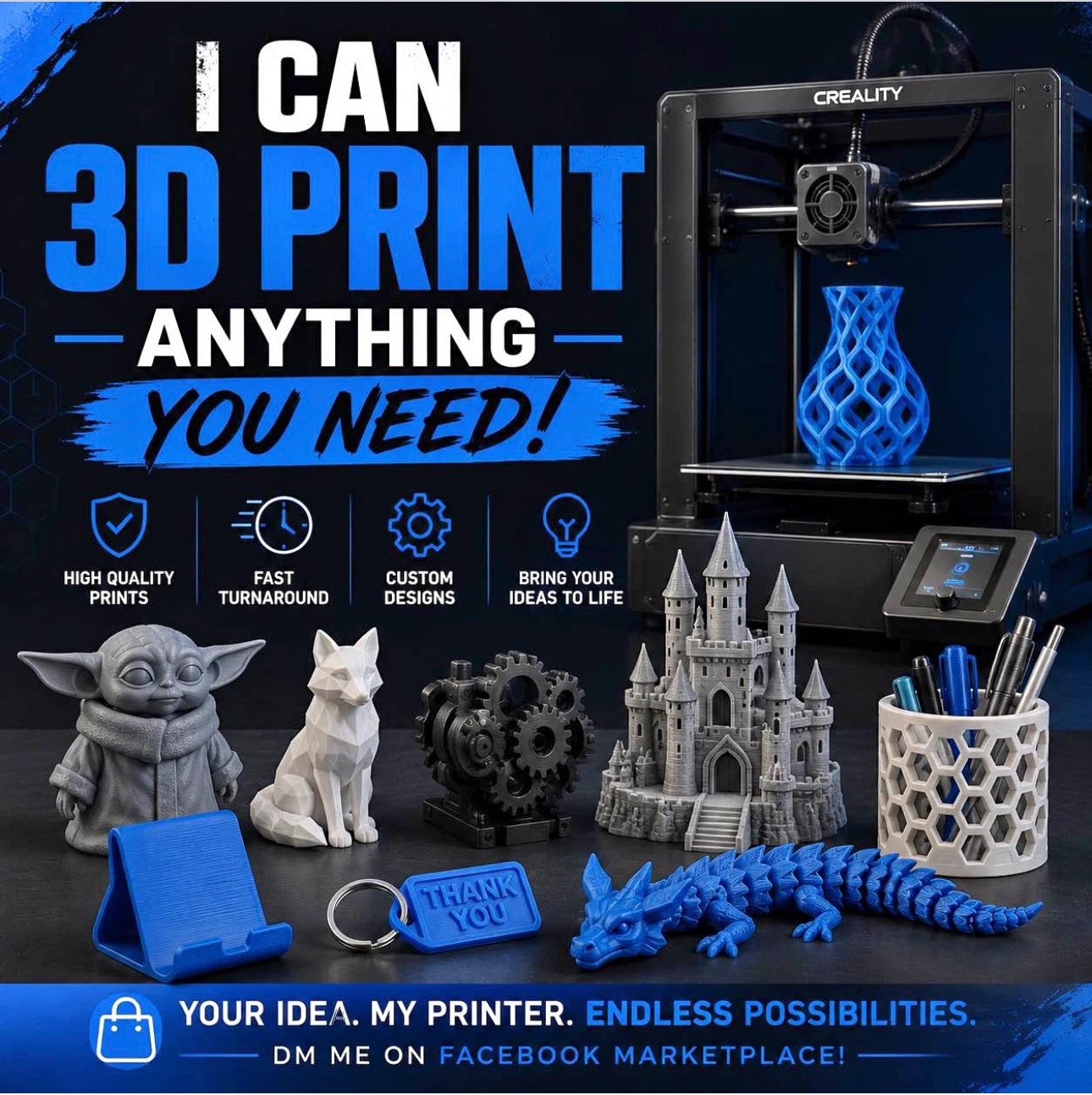 Creality 3D Printer Service