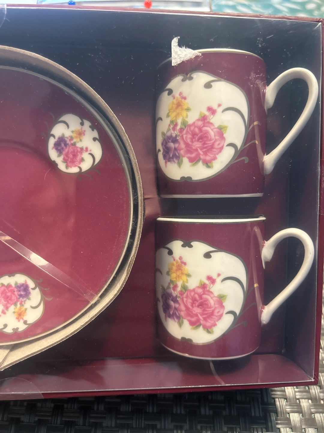 Floral Tea Cup and Saucer Set - photo 3