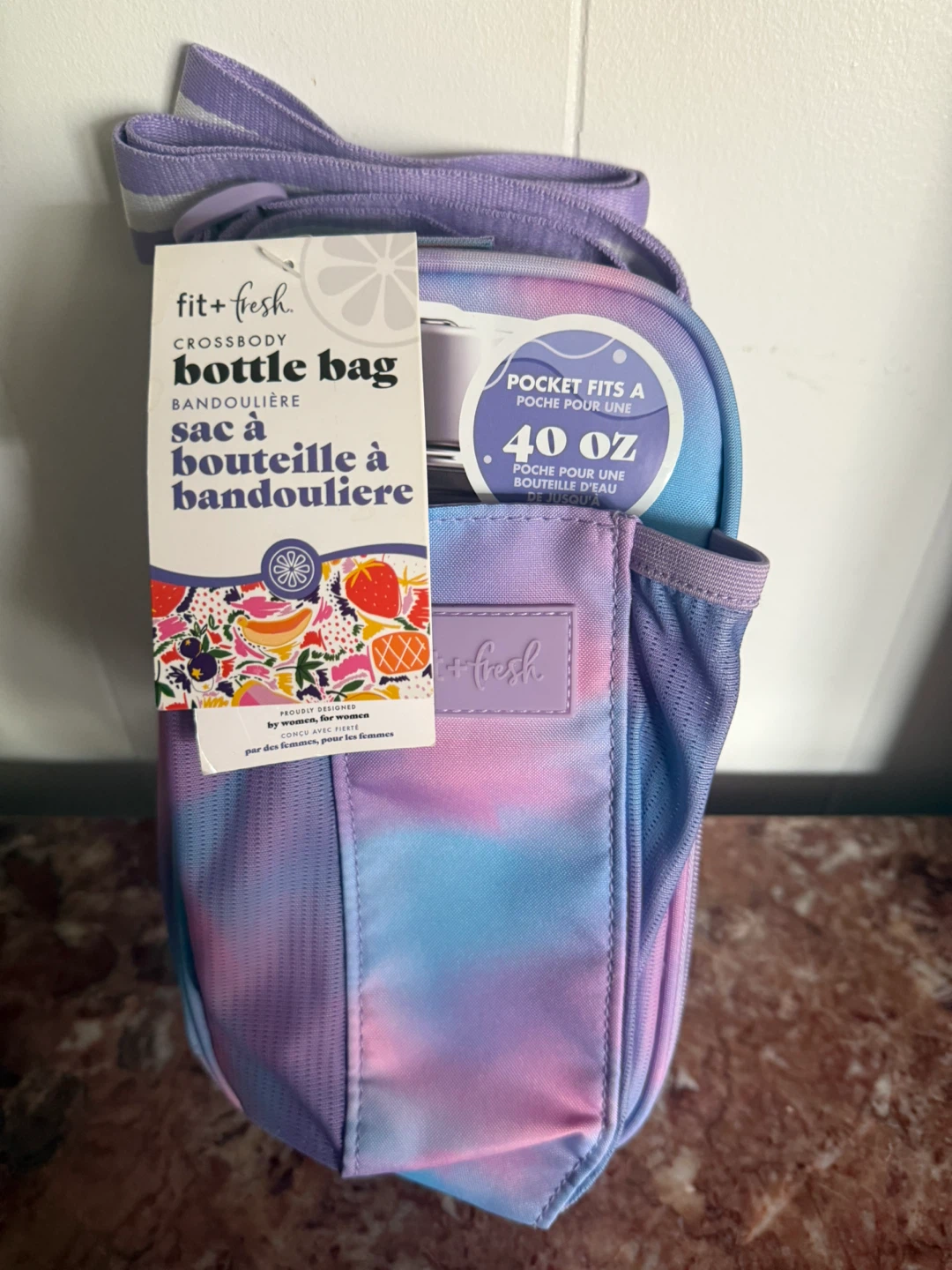 Fit + Fresh Crossbody Bottle and Lunch Bag