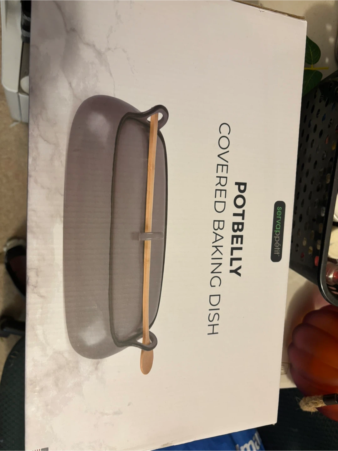 Servappétit Potbelly Covered Baking Dish