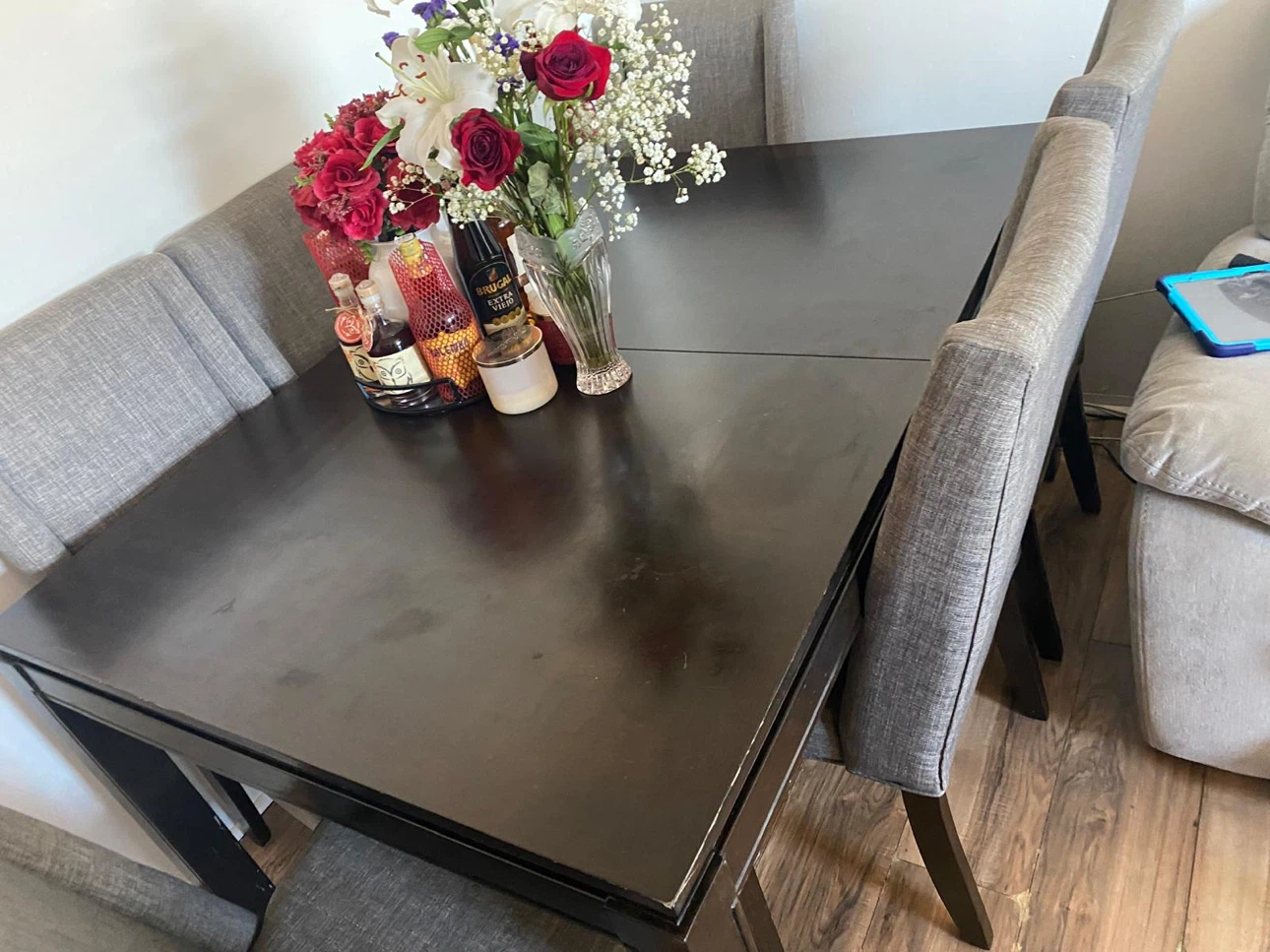 Dining table and 6 chairs set - photo 2