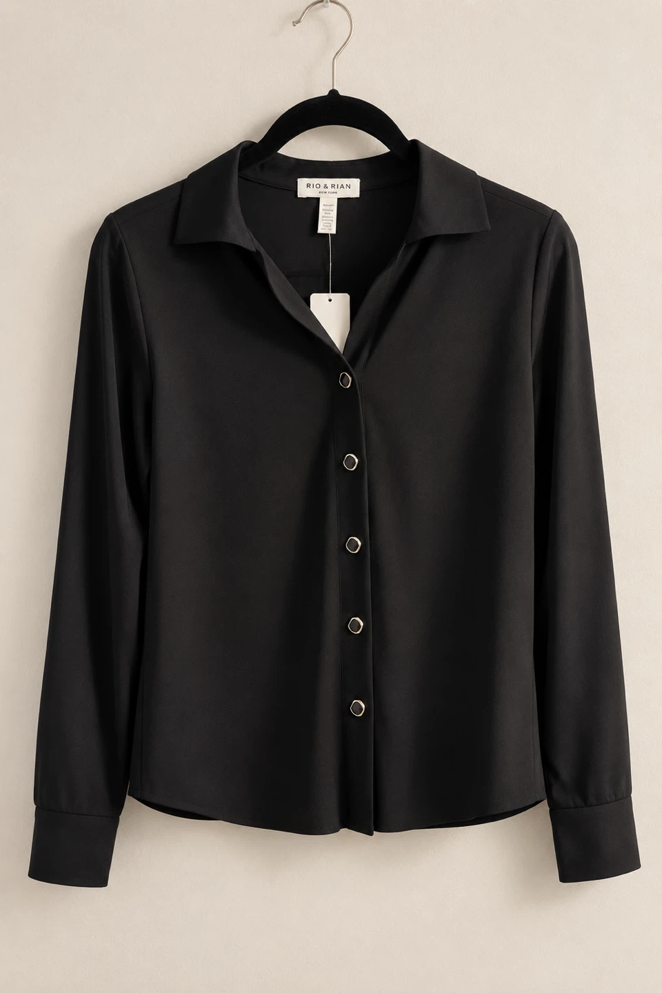 Rio & Rian New York Black Button Down Shirt - photo 2