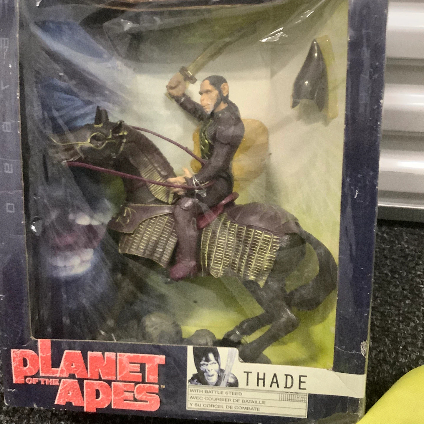 Planet of the Apes Thade with Battle Steed Figure