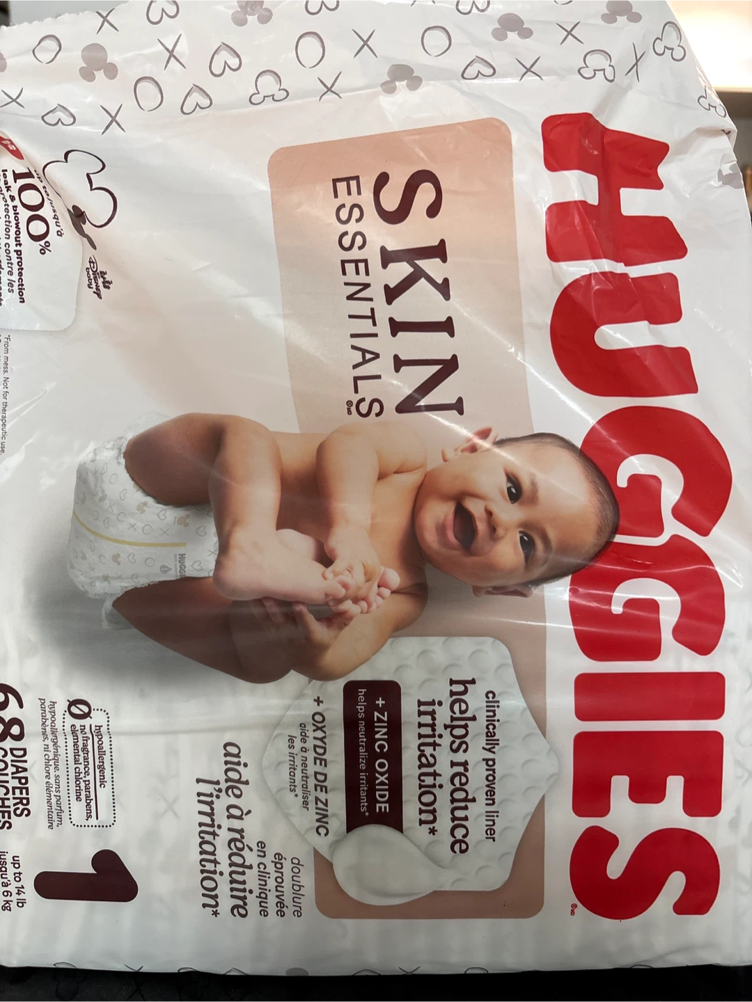 Huggies Skin Essentials Size 1 Diapers