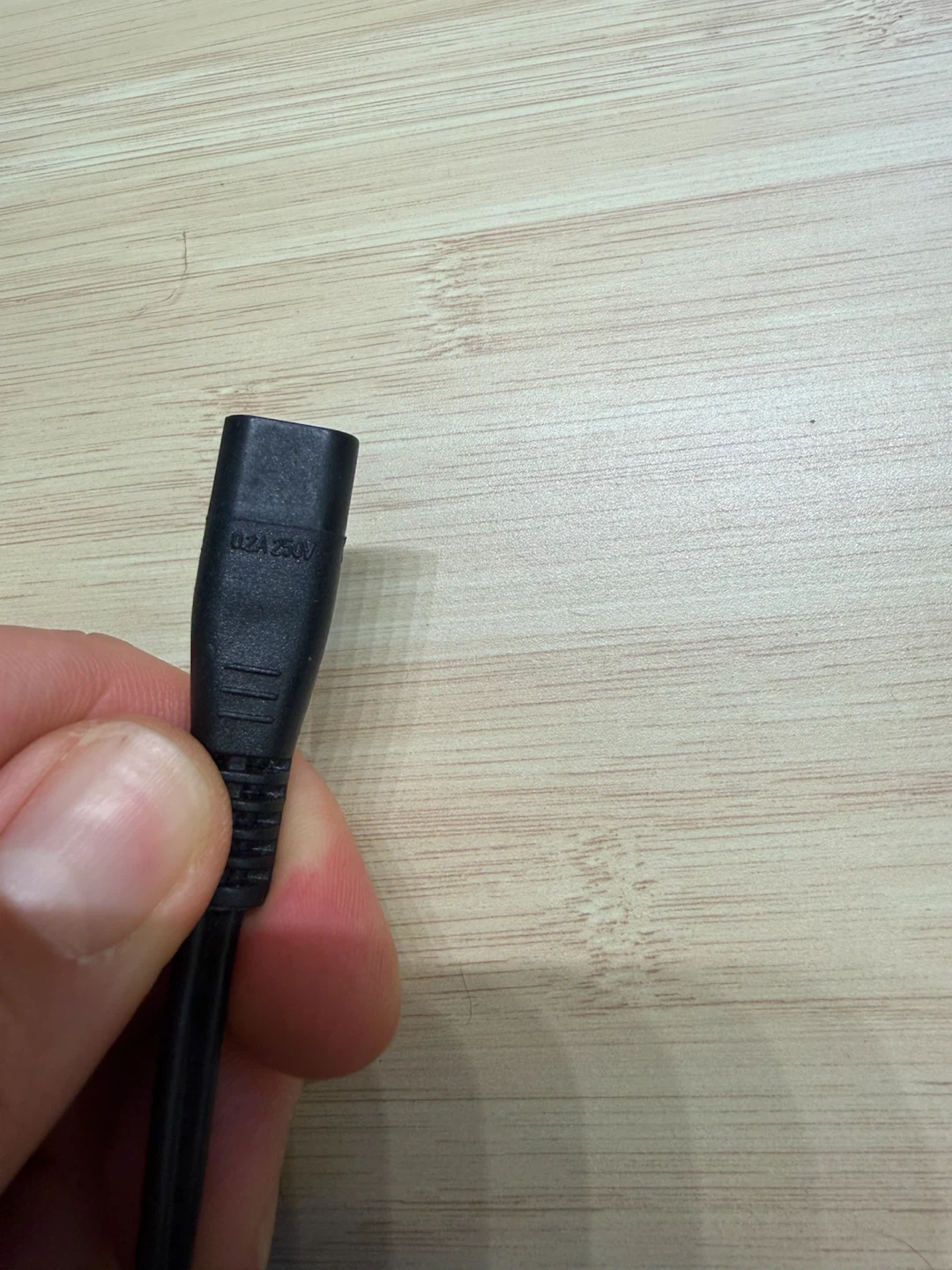 2-Pin Coiled Power Cord