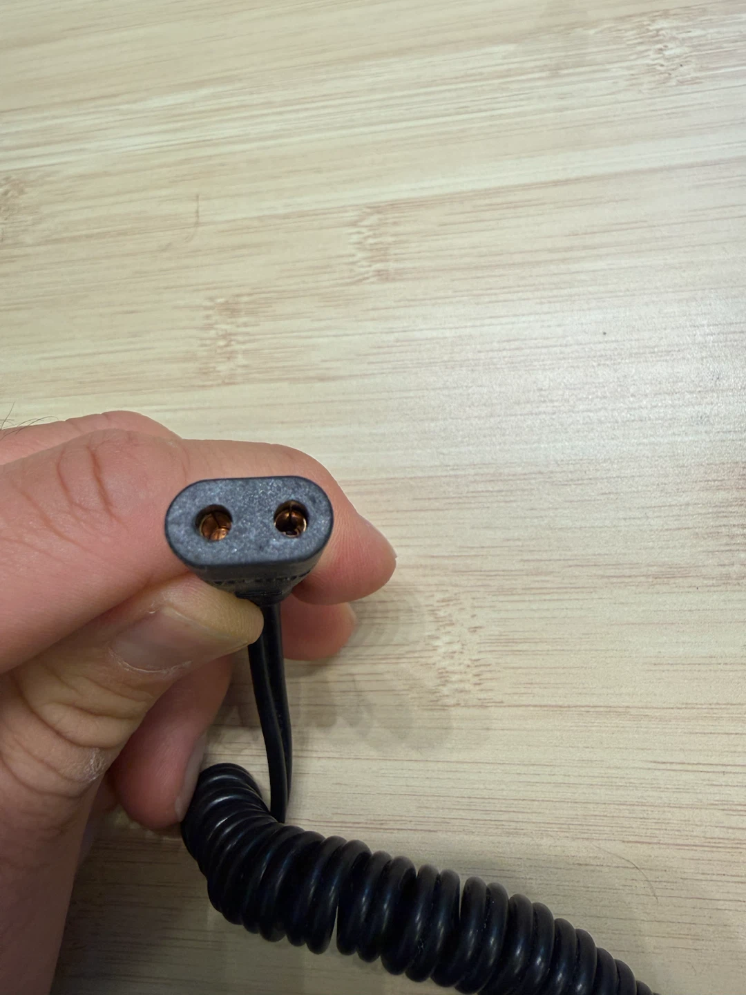 2-Pin Coiled Power Cord - photo 2