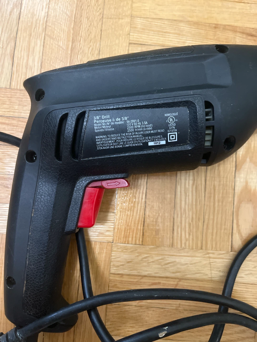 Jobmate 3/8" Corded Drill - photo 2