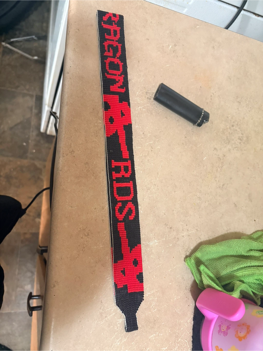 Red Dragon RDS Beaded Lanyard