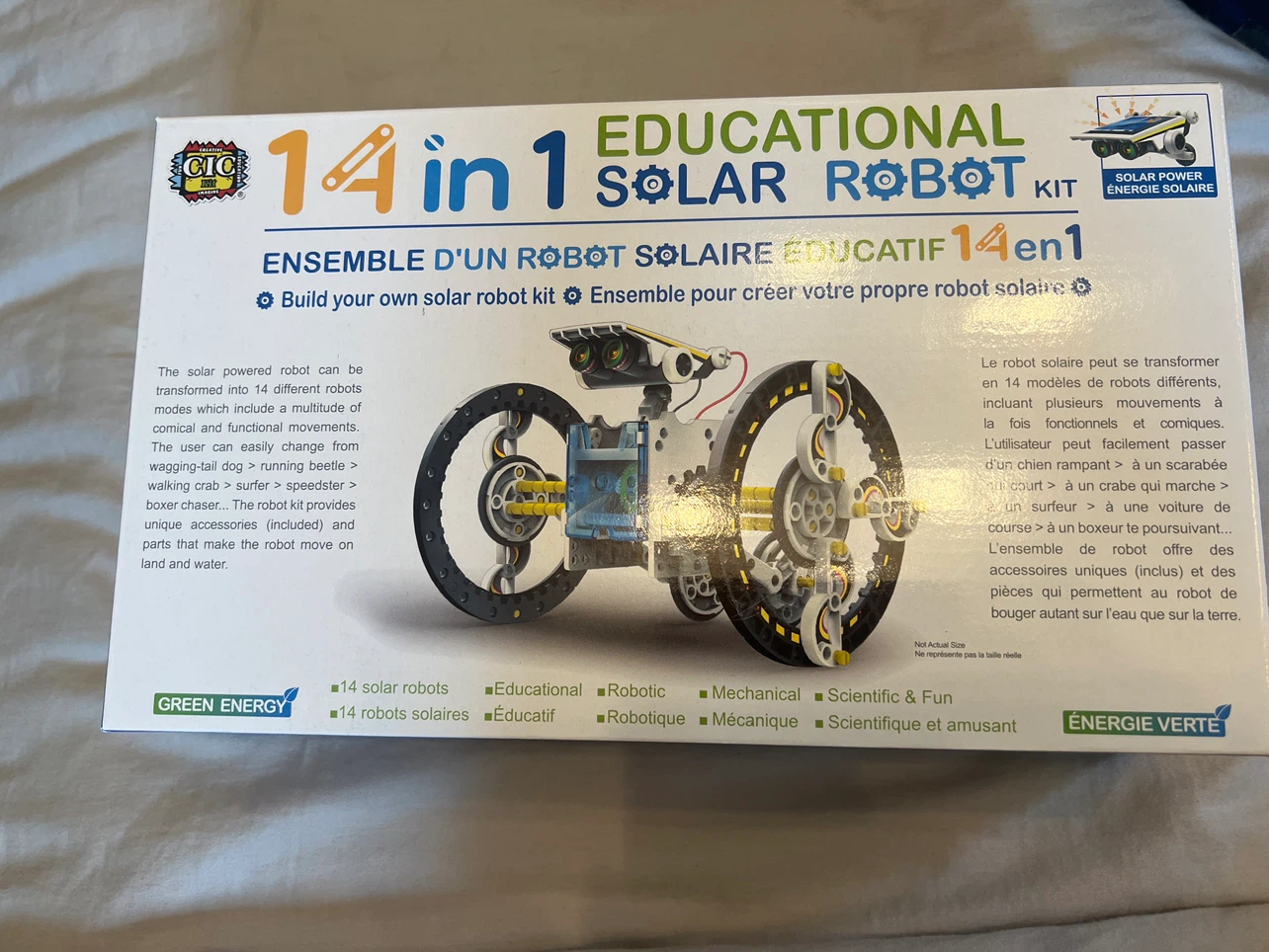 CIC 14-in-1 Educational Solar Robot Kit