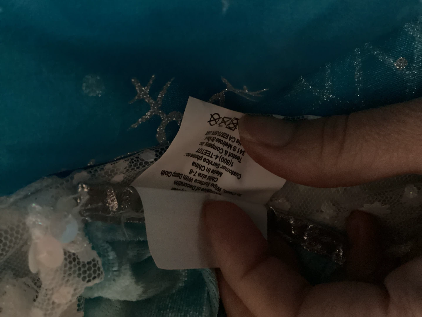 Teetot Elsa Inspired Costume Dress 7-8 - photo 2