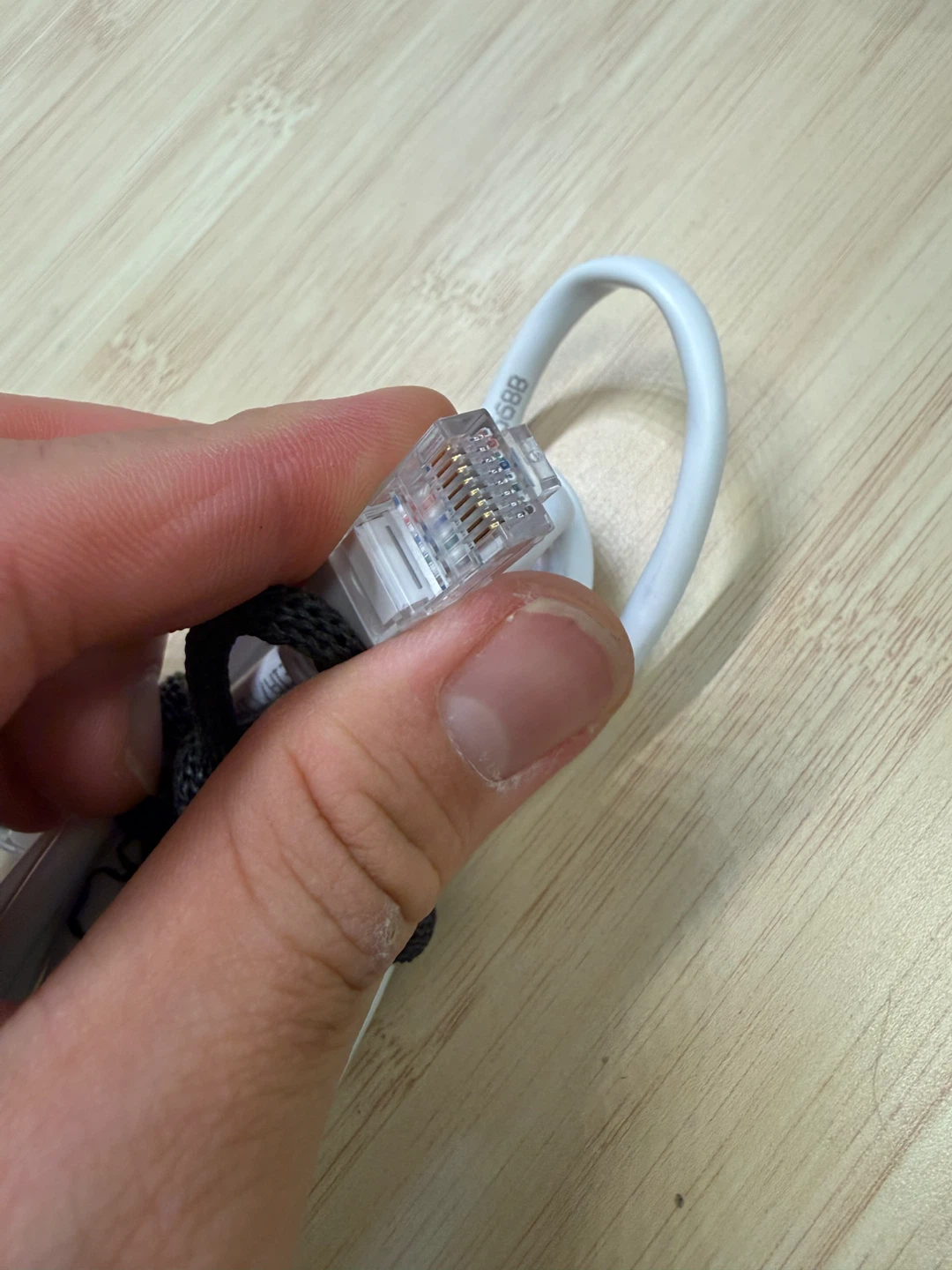 White Cat5e UTP Ethernet Cable - photo 2