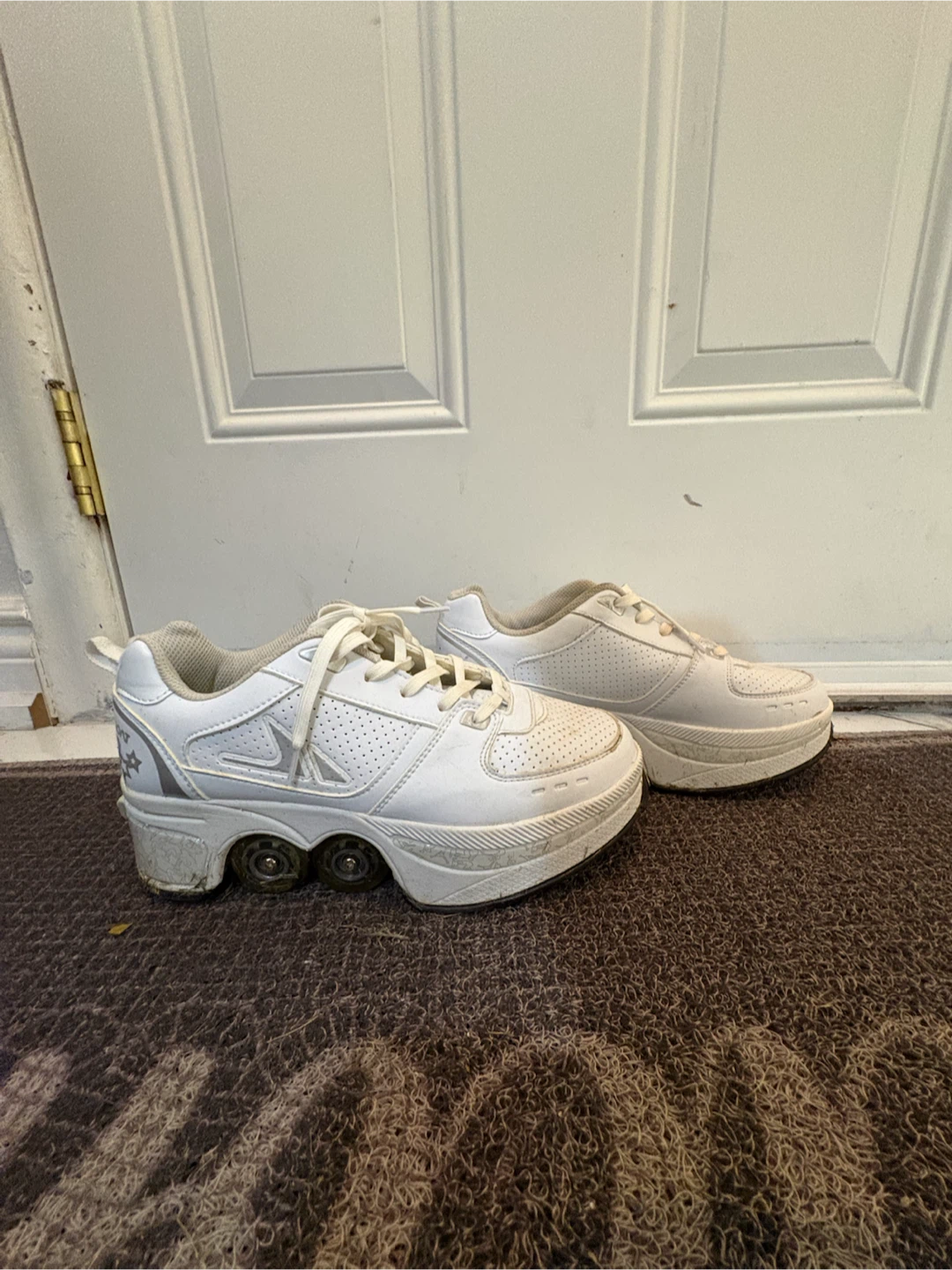 White Roller Sneakers - photo 2
