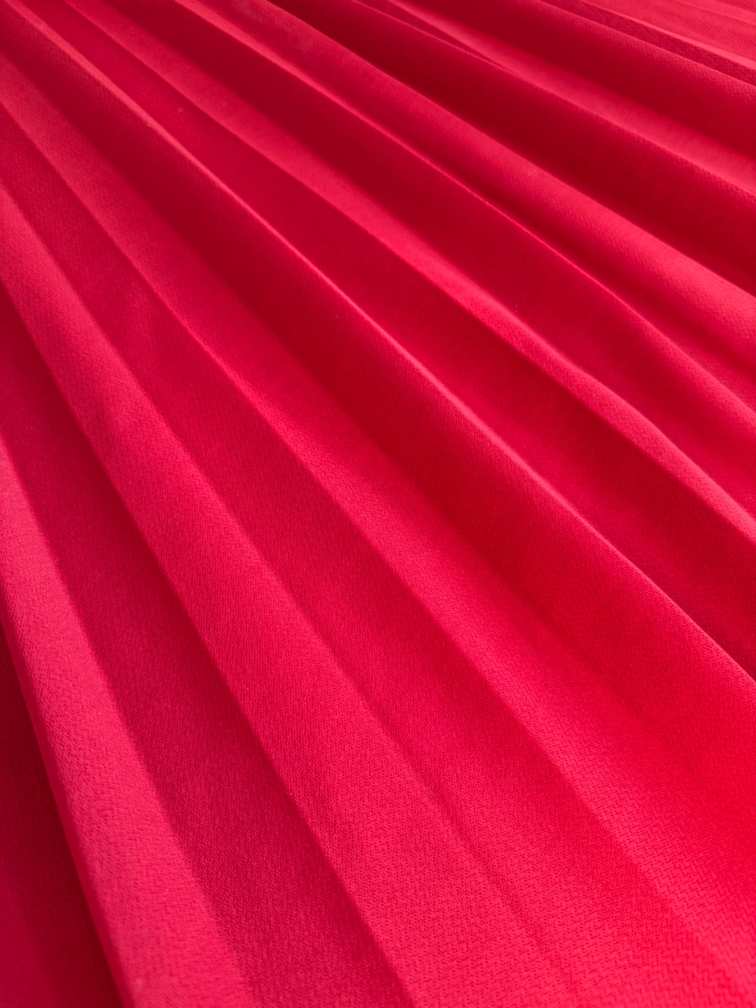 Fixay Red Pleated Skirt Size M - photo 4