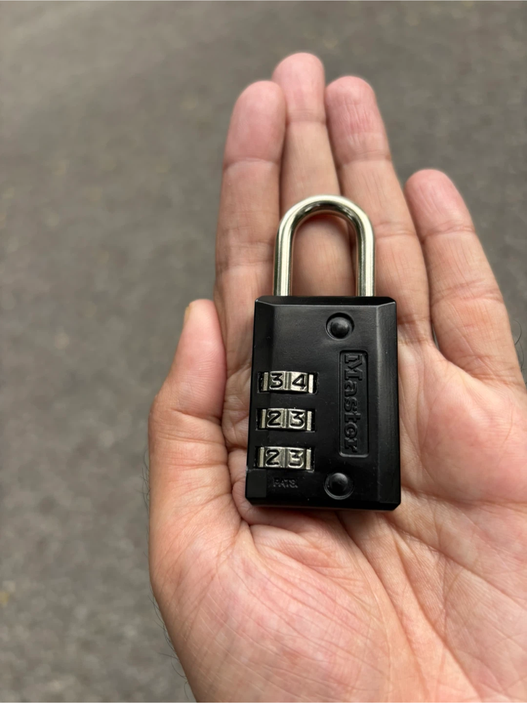 Master Lock 3-Dial Combination Padlock