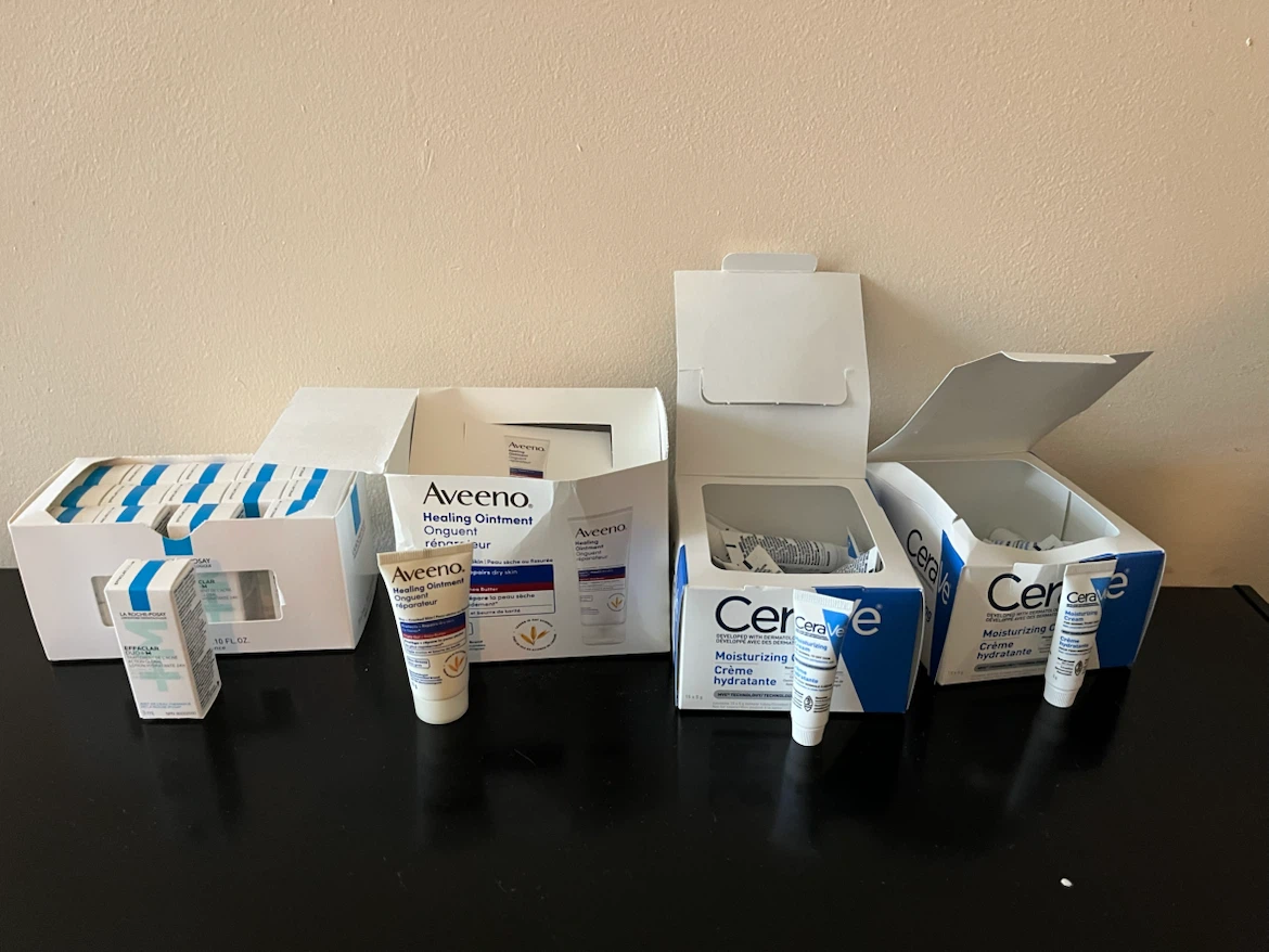 Assorted Skincare Sample Collection