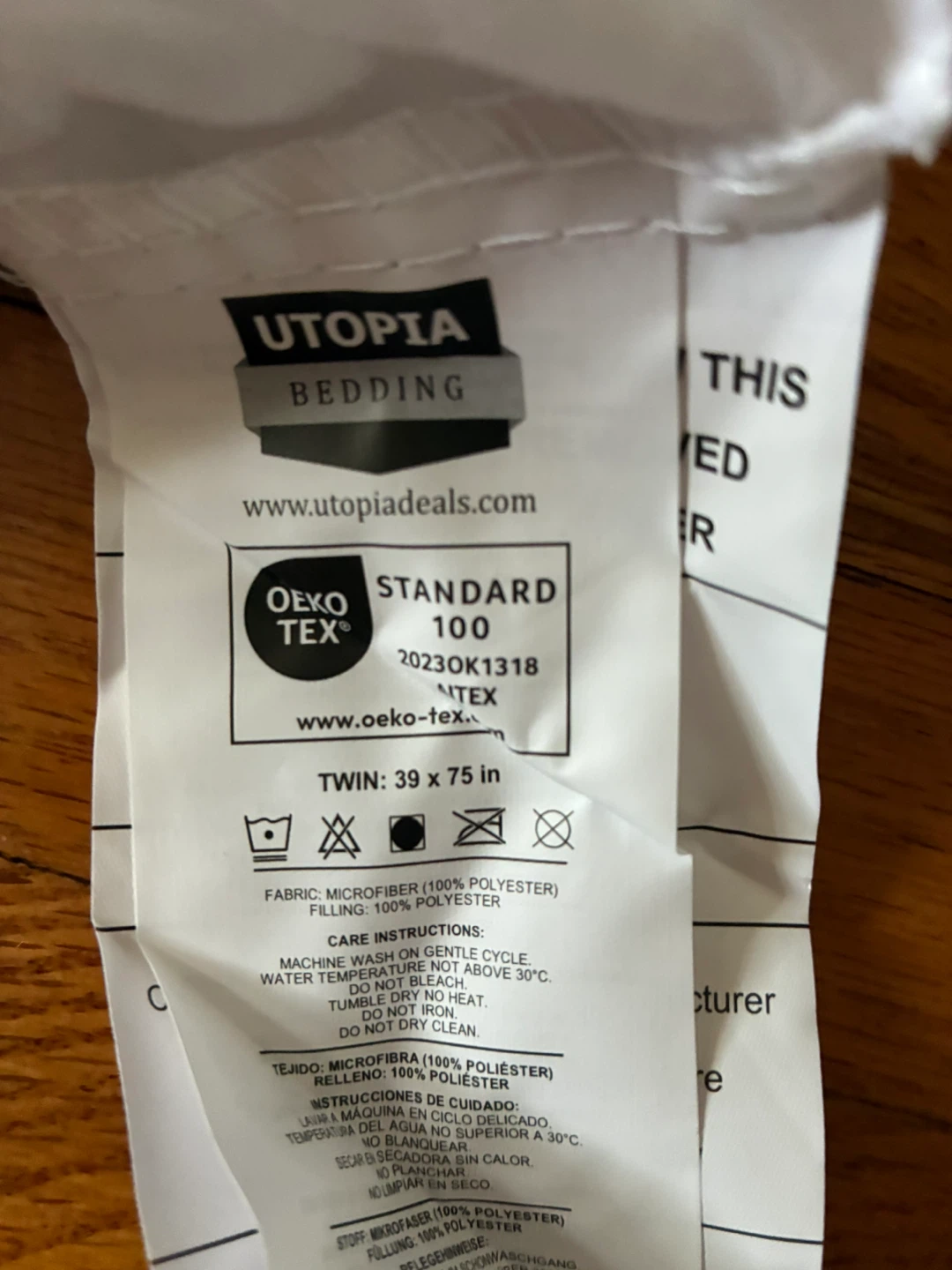 Utopia Bedding Twin Mattress Pad - photo 2