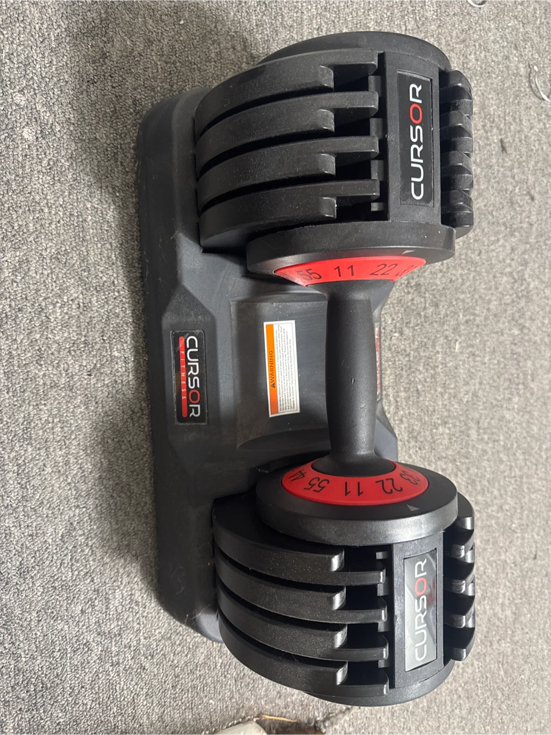 Cursor Fitness Adjustable Dumbbell