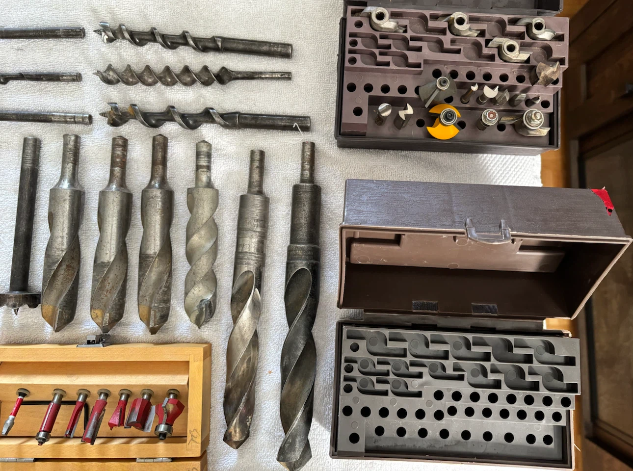 Large Collection of Assorted Drill Bits and Taps - photo 4