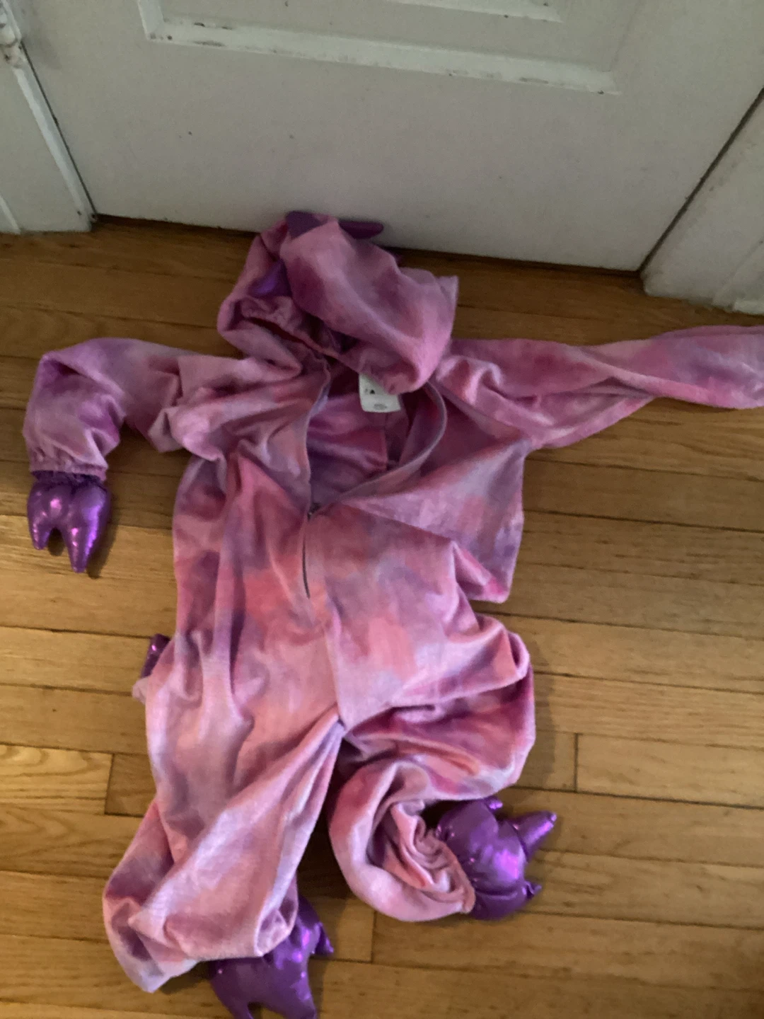 Child small Pink and Purple Dragon Onesie Costume