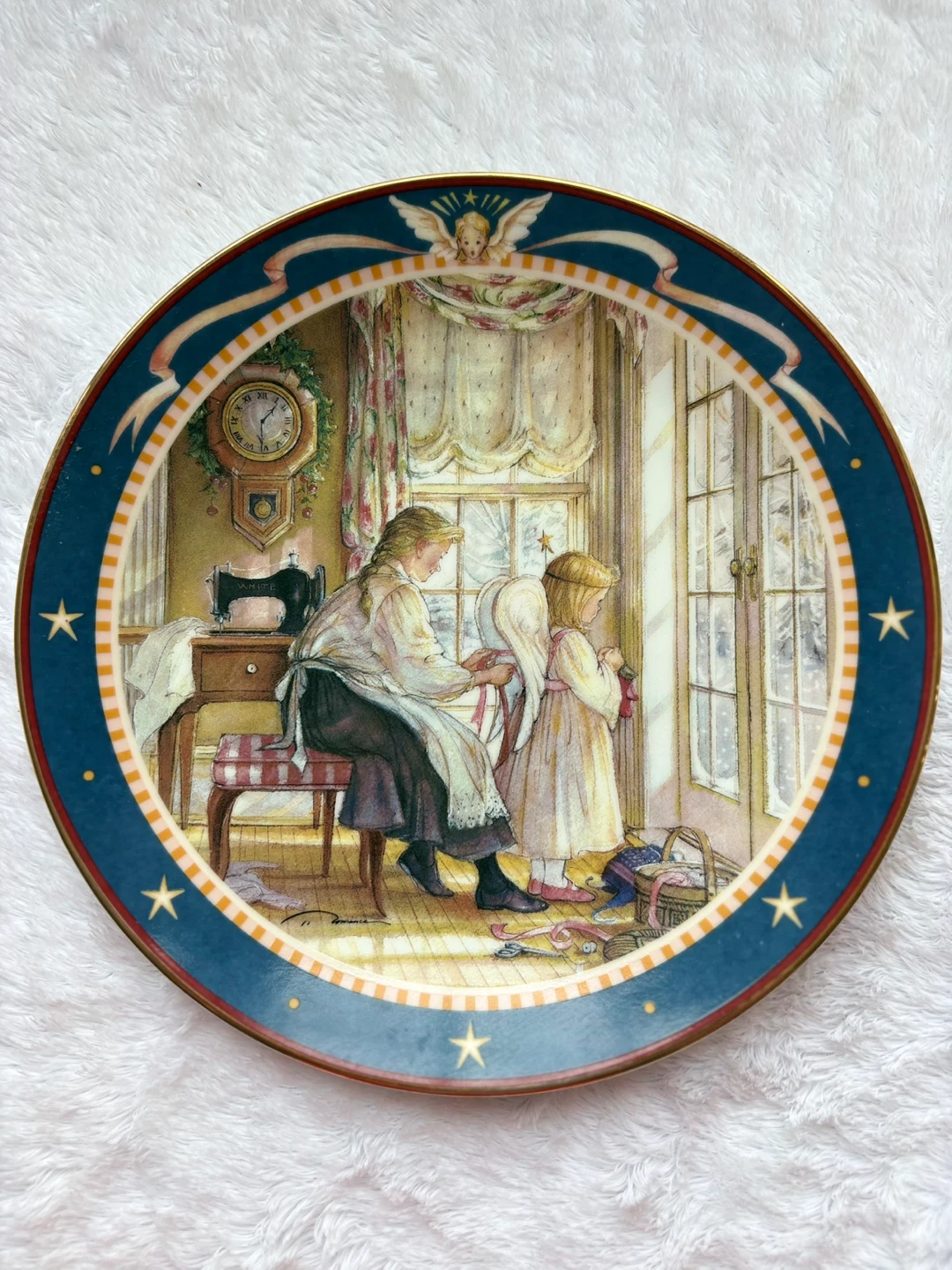 Trisha Romance Patient Angel Collector Plate