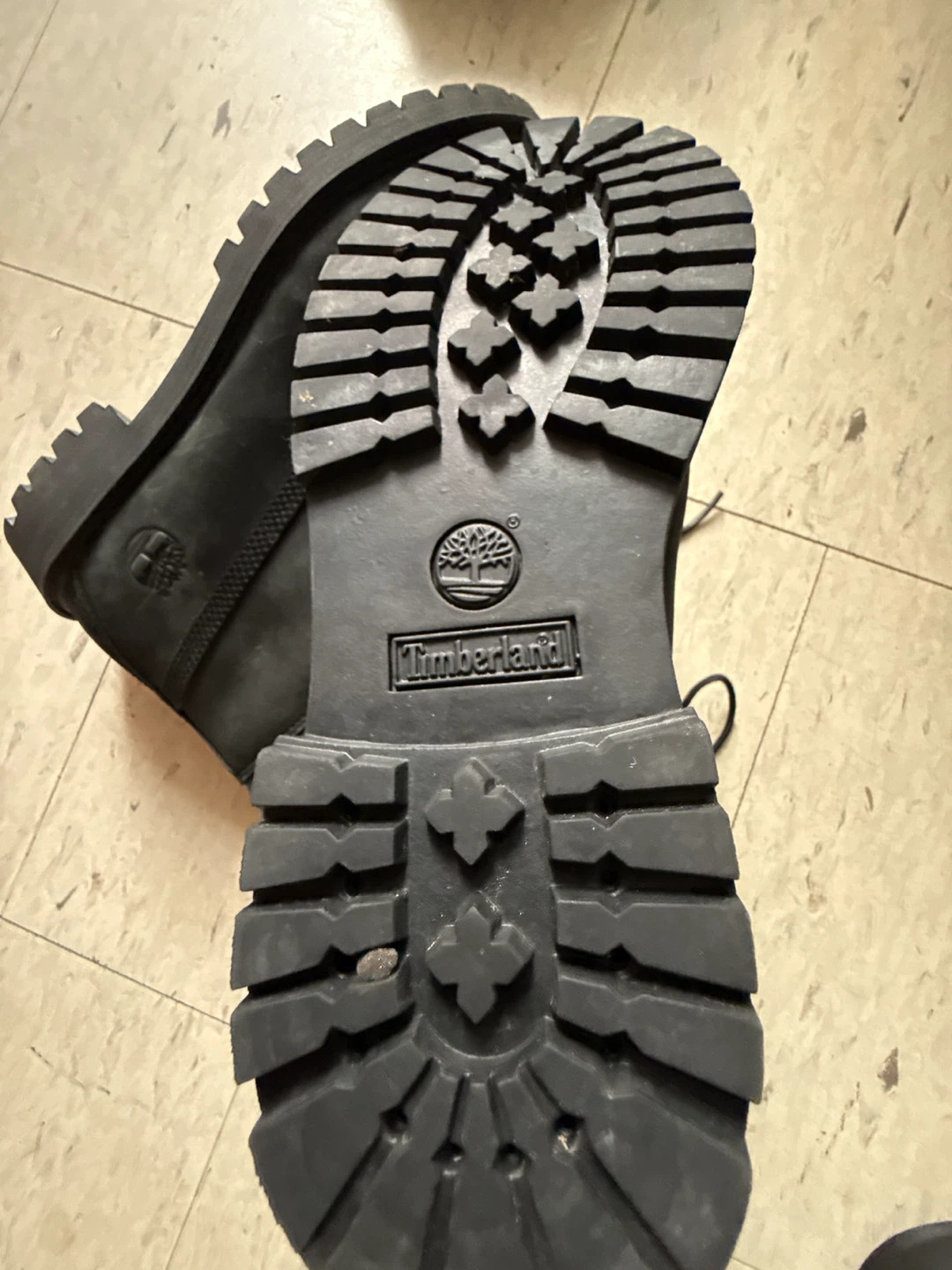 Black Timberland Boots - Size 5.5 US