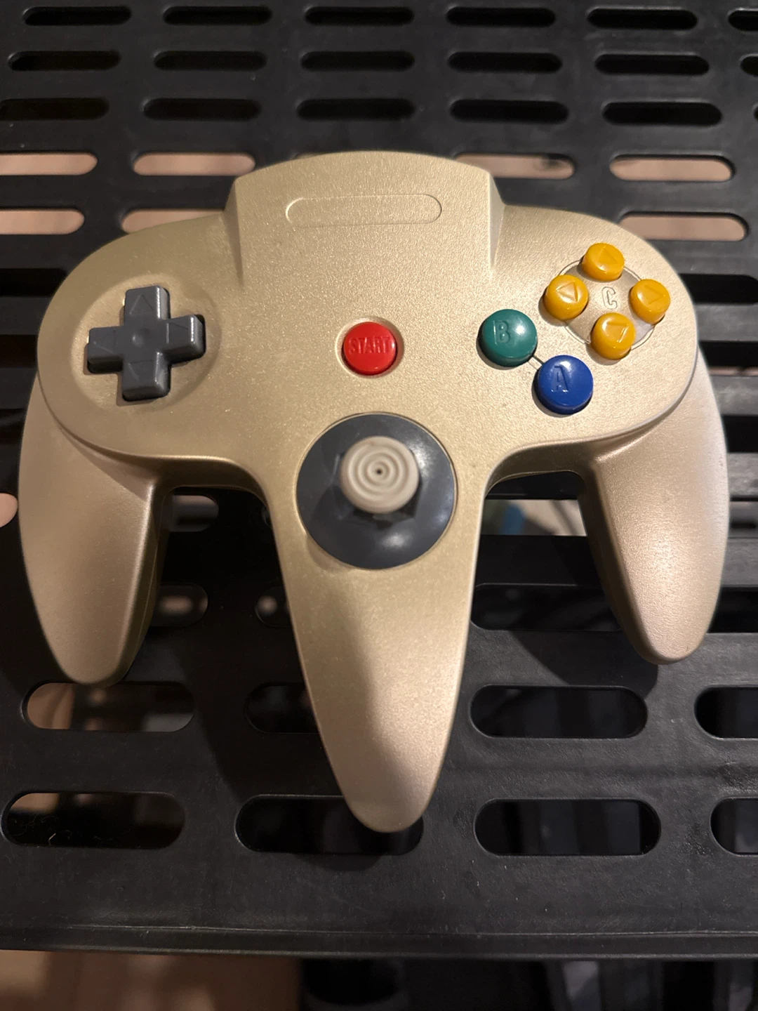 Gold Nintendo 64 Controller