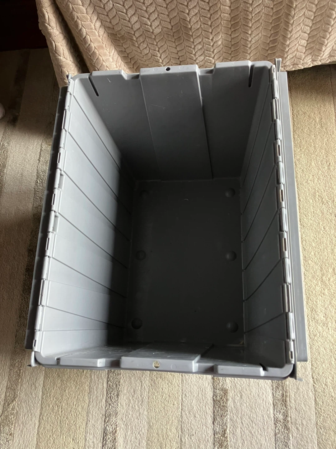 Akro-Mils Grey Storage Bin with Lid - photo 3