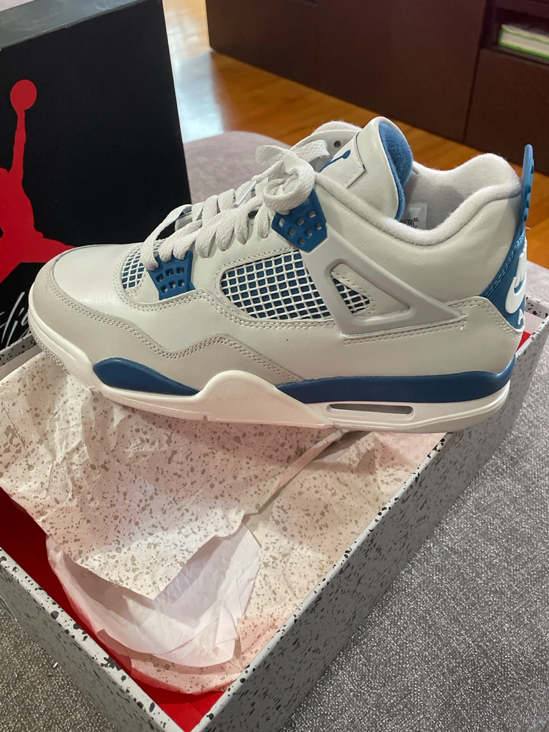 Jordan 4 Military Blue - photo 3