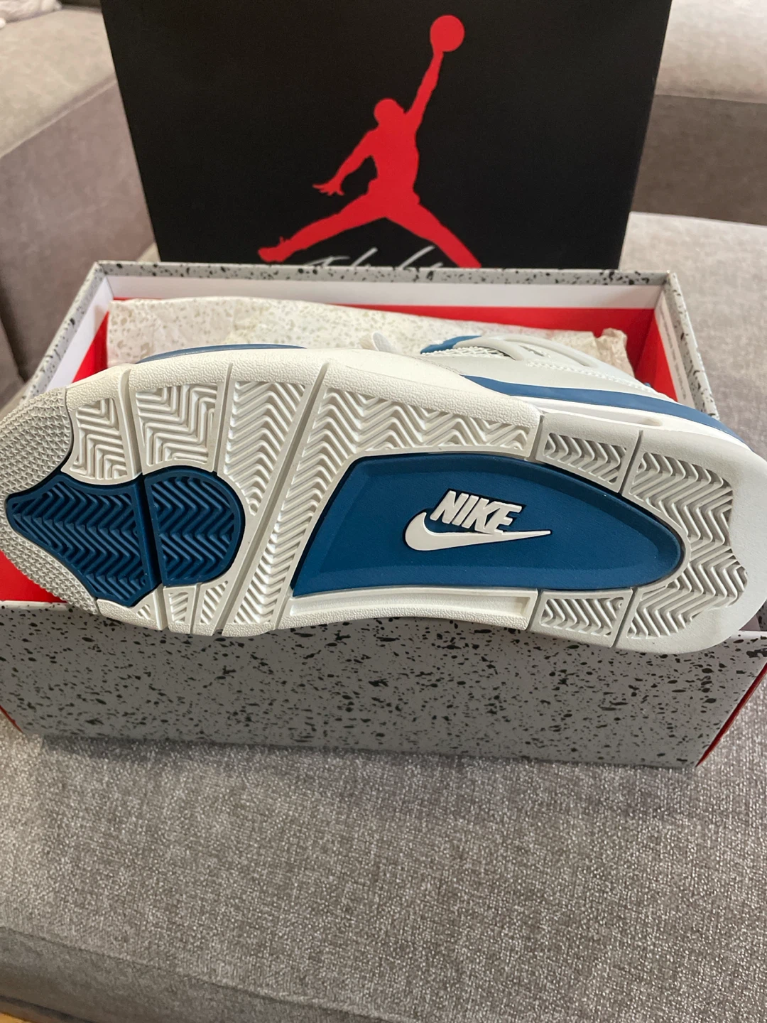 Jordan 4 Military Blue - photo 5