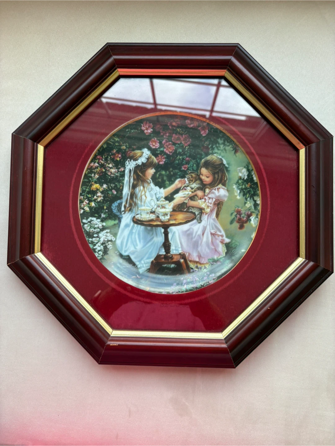 Sandra Kuck Tea for Three Collector Plate