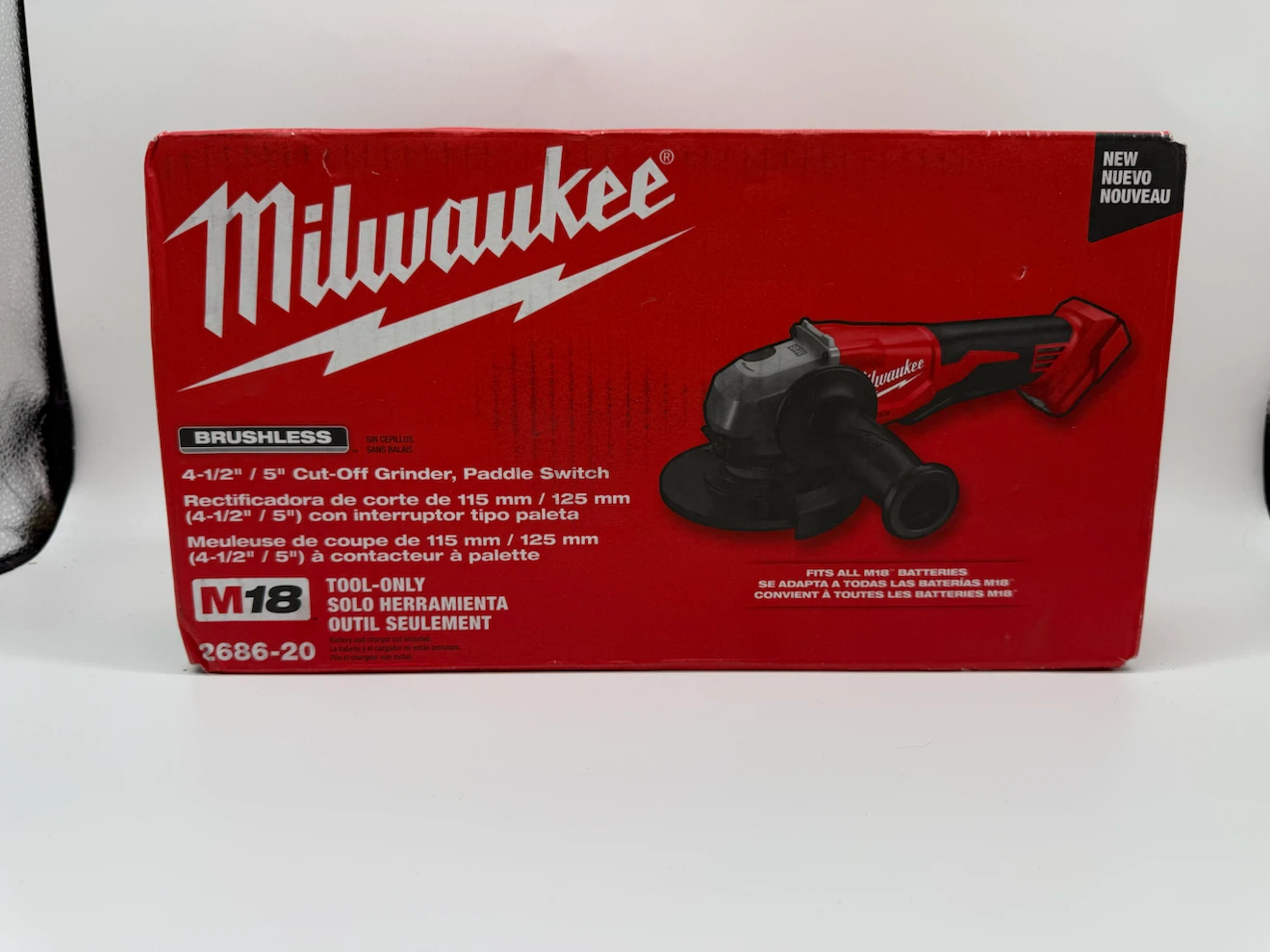 Milwaukee 2686-20 M18 4-1/2″- 5″ Brushless Cut-Off Grinder - photo 2
