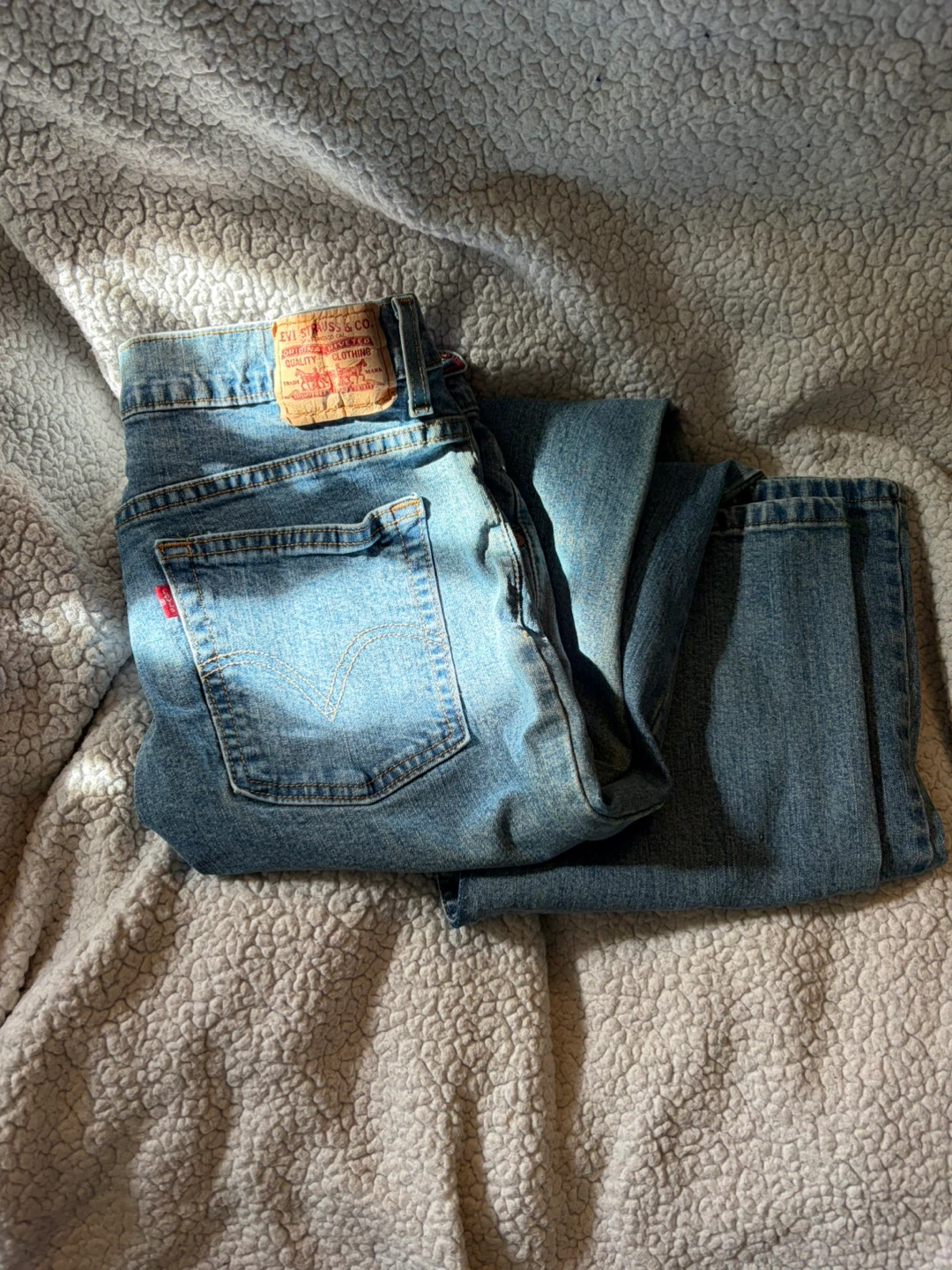Levi's 550 Relaxed Boot Cut Jeans Size 12 L - photo 5