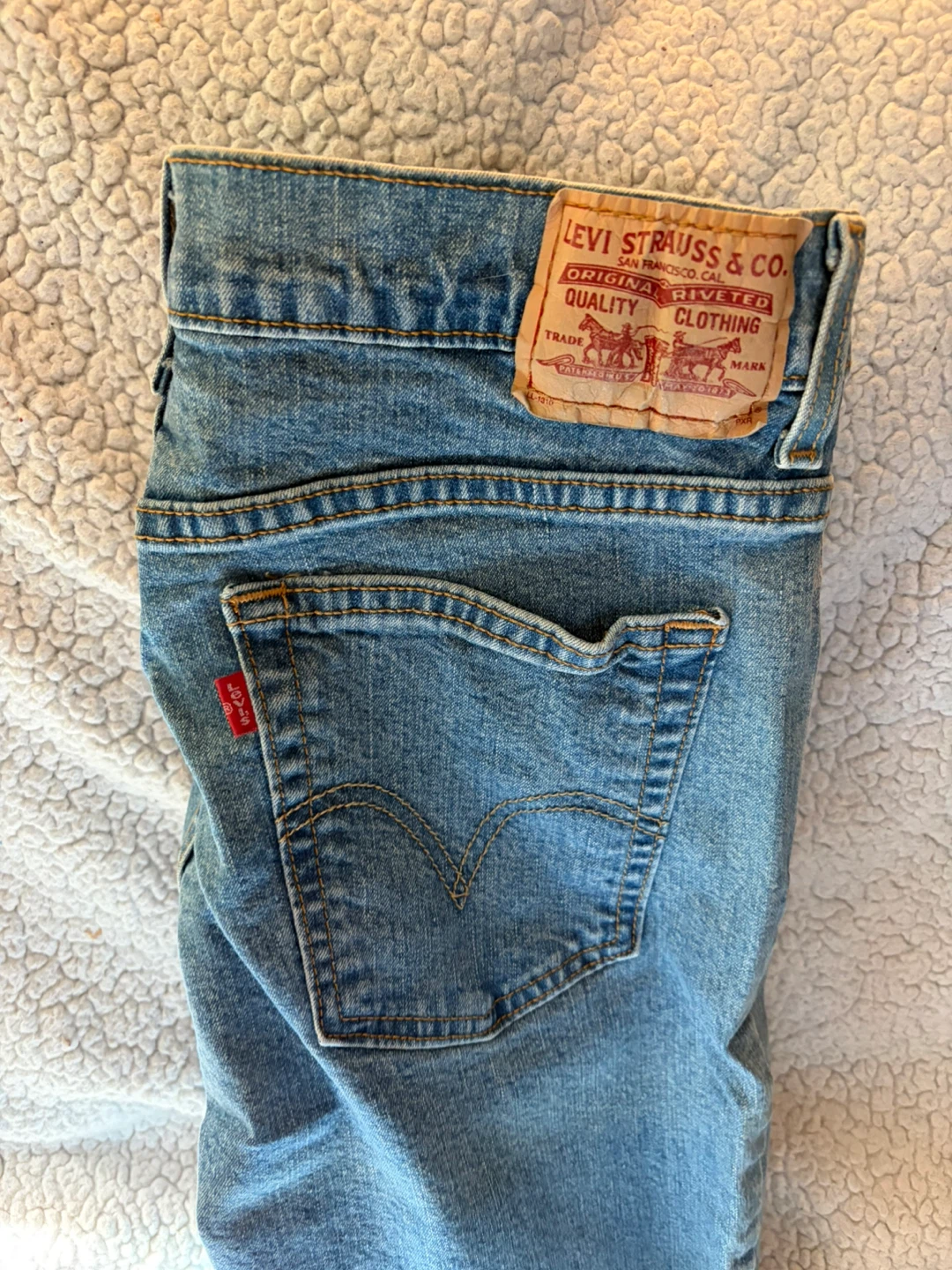Levi's 550 Relaxed Boot Cut Jeans Size 12 L - photo 4