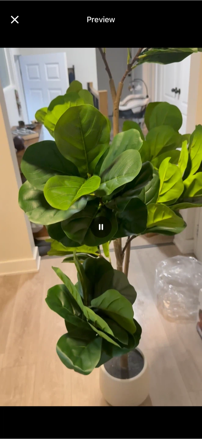Artificial Fiddle Leaf Fig Plant - photo 3