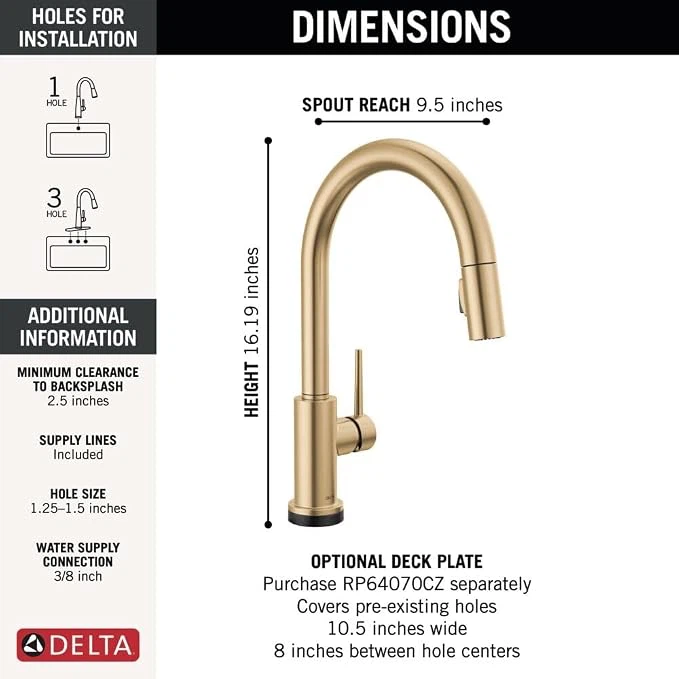 Delta Touch2O Kitchen Faucet - photo 3