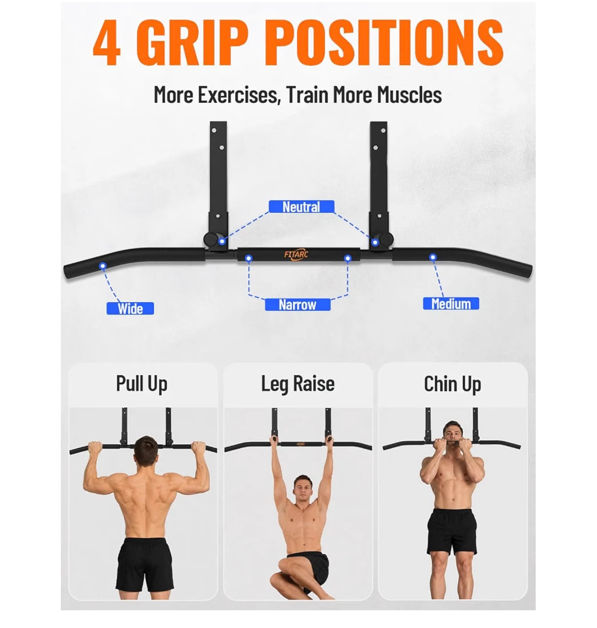 FITARC Joist Mount Pull Up Bar - photo 4